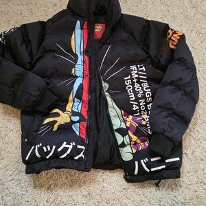 Warner Bros. Teen Black Puffer Jacket